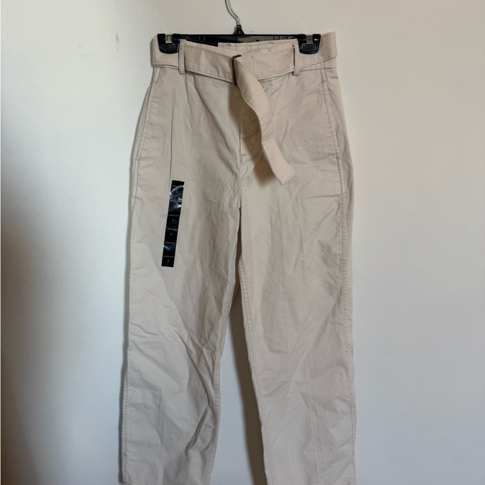 Banana Republic with Self-Tie Belt - Cream - Size 2